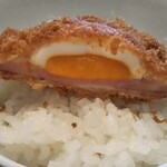 わ楽 - ハムたまごフライオンザライス！
