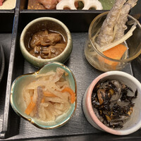 うなぎ 海雲 - 小鉢4種