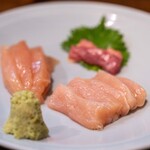 比内地鶏本格焼酎 海舟 - 2023.3 比内地鶏盛り合わせ（胸肉、ササミ、腿肉）