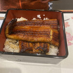 大衆うなぎ もとやま - 母はご飯少なめにしてもらい「上」（鰻3/4尾）2,300円を