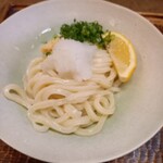 明水亭 - 土佐醤油うどん(605円)