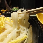 入母屋 - 稲庭うどんですね～艶やかで綺麗ですね！