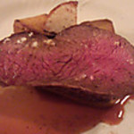 池田牛ランプ肉の炭火焼