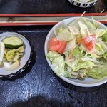 魚かず - お新香＆サラダ♪