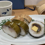 いづう - 鯖、穴子、太巻寿司　盛り合わせ　2310円