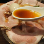 中華そば NewYork×NewYork - 特製生醬油そば（スープ）