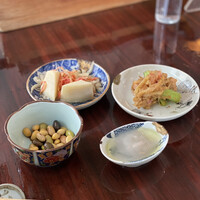 あそび割烹 さん葉か - ランチの小鉢(一部)
