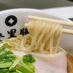 らぁめん登里勝 - はまぐり塩らーめん〈スープ別に麺の加水率をけている〉