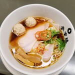 らぁめん登里勝 - 比内地鶏１００％鶏全量しょうゆらーめん