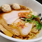 らぁめん登里勝 - 比内地鶏１００％鶏全量しょうゆらーめん