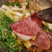 黄金出汁しゃぶと江戸前寿司 肉のあさつ 梅田お初天神店 - 