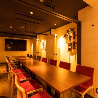 Also suitable for dinner parties and wedding after-parties! Private room for up to 20 people◎