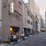 Matsuou - 店は神田猿楽通りと錦華通りの間の路地裏に有ります。