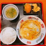 炒雞蛋豆芽套餐