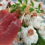 Assortment of 3 sashimi