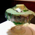 慈げん - アマゾンカカオミルクにバナナにミント 小盛