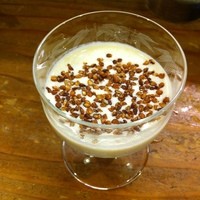 巽蕎麦 志ま平 - 蕎麦の実スープ