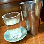 焼鳥 づぼら - 日本酒。タンポ一合。