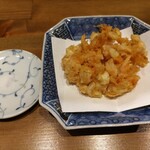 手打ちそば やっ古 - 桜海老? のかき揚げ