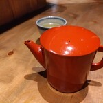 手打ちそば やっ古 - 蕎麦湯