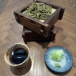 利き蕎麦ダイニング ぼうげつ - 料理写真:田舎抹茶十割