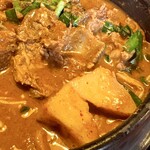 韓国居酒屋 より道 - ジャガイモ鍋定食(¥1,500) ジャガイモ鍋(カムジャタン) ジャガイモ