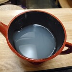 浅野屋 - そば湯