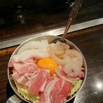 Okonomiyaki Yaki Soba Fuugetsu - お好み焼き　デラックス玉（ぶた・いか・えび入り）1,309円