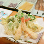 鮨処 音羽 - 春野菜の天ぷら