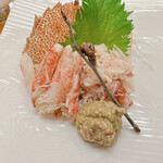 鮨処 音羽 - 毛蟹酢