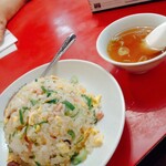 Ikoma Ken - 五目炒飯とスープ　全景