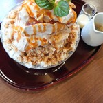 DAIBAN COFFEE cafe - 別の日：コーヒーのかき氷1,280円✨ふわふわのエスプーマにコーヒーのシロップも◎✨