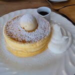 さかい珈琲 - カソナードバターパンケーキ