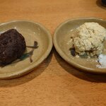 力餅 - おはぎ220円✨きなこは中に、あんこ入り！