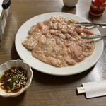 雷電食堂 - ホルモン3人前