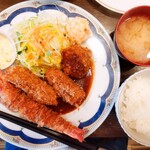 洋食SAEKI - ミックスフライランチ