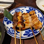 Kampai Sakaba - 串焼き４本盛り(タレ)