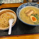 麺処 らー麺亭 - 料理写真:らーめんセット