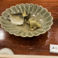 すし あらい - あわび肝付き