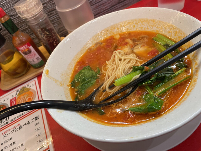 閉店】とまとラーメン専門店red 浜線店 （レッド） - 八丁馬場