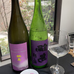 日本料理 TOBIUME - 裏鍋島　隠し酒　純米吟醸　生酒(佐賀)、鍋島 純米吟醸 Blossom Moon(佐賀)