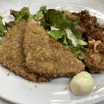 ゆたか食堂 - ハムカツ＆鶏カラ