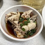 ゆたか食堂 - 鶏皮ポン酢