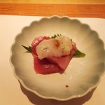 よし佳 - メジマグロ（本鮪の稚魚）の山掛け