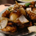 黒酢酢豚 800円(2023年3月)