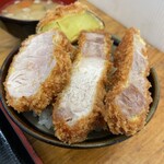 とんかつ 栄ちゃん - ロースとヒレでかとう丼作るのが定番化しつつある