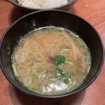 酒肴 新屋敷 - お味噌汁も好き