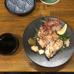 横須賀夜市 - 赤鶏のタタキ盛り