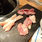 Kashiwaya Shougun - 地鶏の三種盛