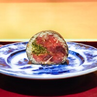 銀座 しのはら - 鮪べったら、きゅうり太巻き